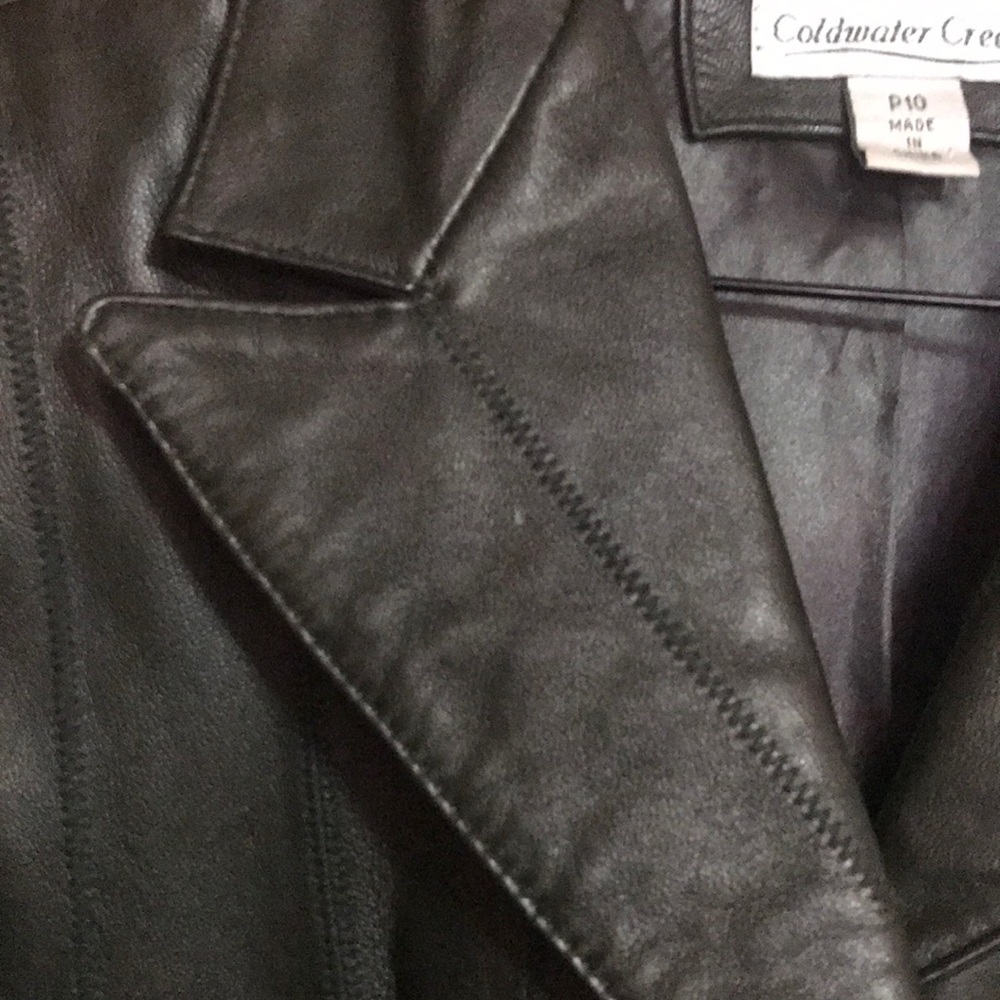 Green Leather Jacket - image 7